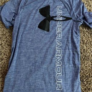 Under Armour Heathered Purple HeatGear Shirt Youth L
